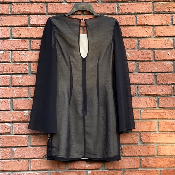 Ark & Co Tunic Dress with Shear Black Overlay - Picture 7 of 12